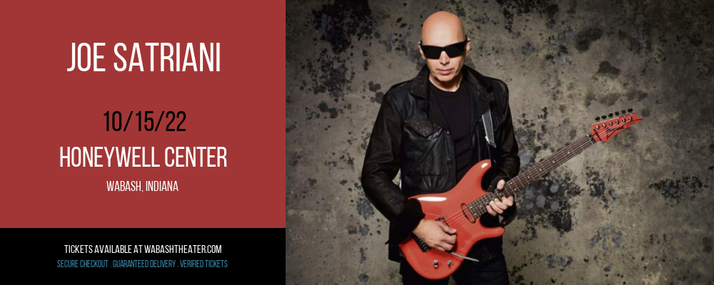 Joe Satriani at Honeywell Center tickets Joe Satriani at Honeywell Center