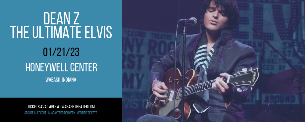 Dean Z - The Ultimate Elvis at Honeywell Center tickets Dean Z - The Ultimate Elvis at Honeywell Center