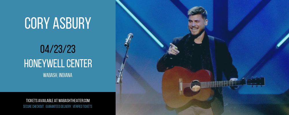 Cory Asbury at Honeywell Center tickets Cory Asbury at Honeywell Center