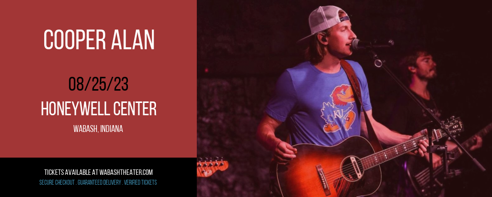 Cooper Alan at Honeywell Center tickets Cooper Alan at Honeywell Center