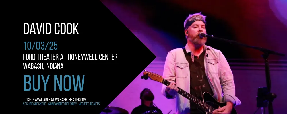 David Cook at Ford Theater At Honeywell Center